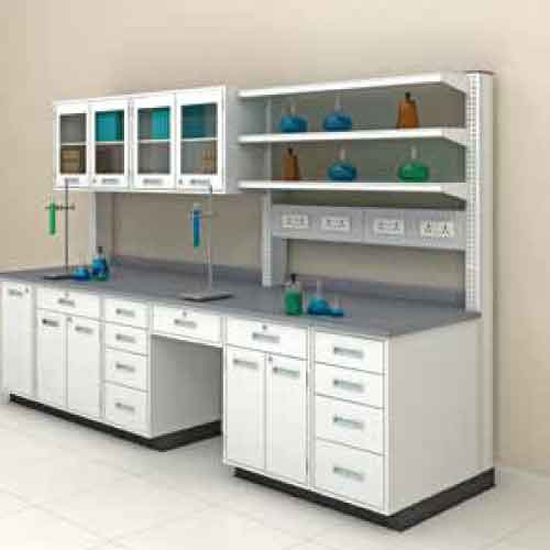 Laboratory Fusion Modular Lab Furniture with Multi Color Options and Fume Hood Supply Manufacturers, Suppliers, Authorised Dealers in Delhi 